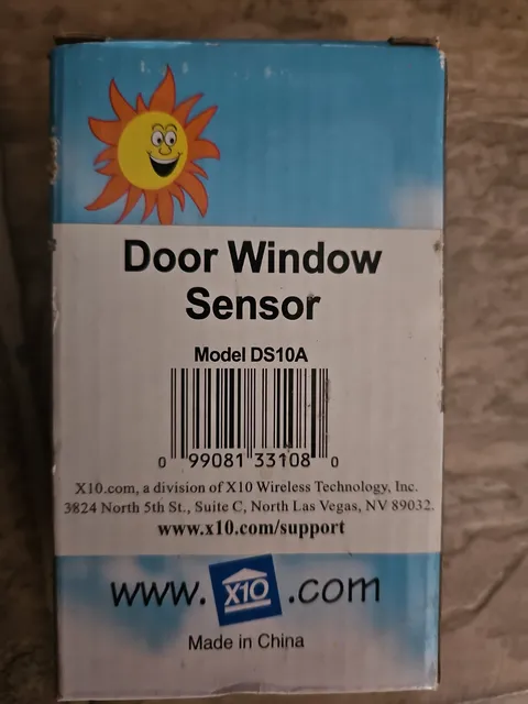 x-10 Wireless Door Window Sensor Model DS10A