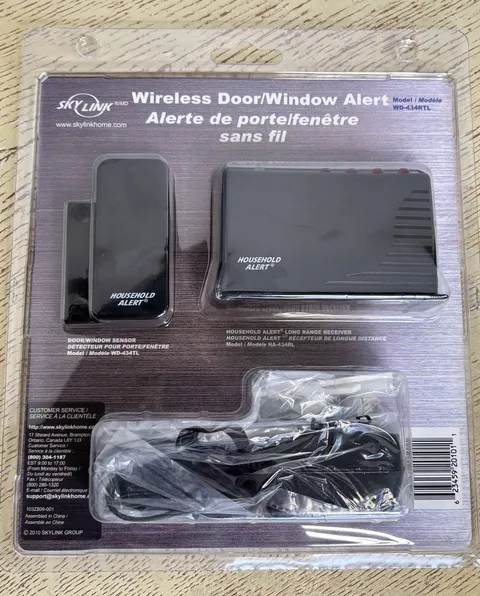 Skylink WD-434RTL Door/Window Long Range Wireless Alert Sensor and Receiver