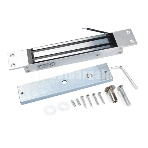 Concealed Electric Magnetic Lock Kit 280KG/600LB Force Gate Entry Access Control
