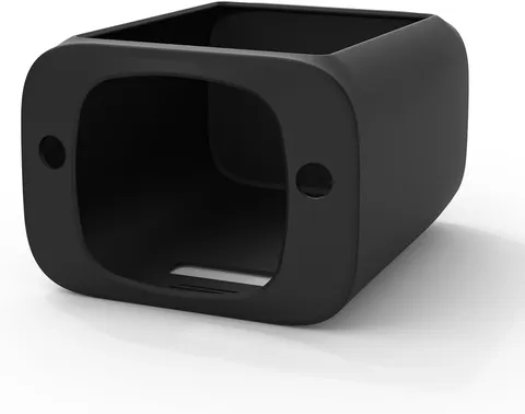 Holicfun Silicone Cover Skin for Eufy Security SoloCam S220, Black | Soft, durab