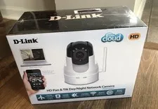 D-Link HD Pan & Tilt Day/Night Network Cloud Camera — New & Sealed