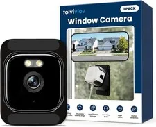 2K Window Security Camera, 2.4GHz & 5GHz WiFi Indoor Camera, 1 pack - New