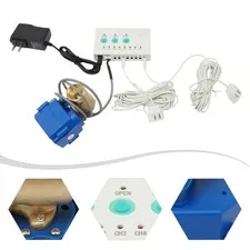 Automatic Water Leak Detector w/ Sensors & Stut-off Valve Water Leak Detecting
