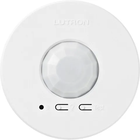 Lutron Radio Powr Savr LRF2-OCR2B-P-WH PIR Ceiling Occupancy Sensor White