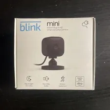 Blink Mini Indoor Plug-In HD Smart Security Camera HD Video New