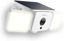 Solar Floodlight Cam, 2K 150° Security Cameras Wireless Outdoor, Up to 1000lm...