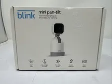 Blink Mini Pan-Tilt Camera - White New In Box