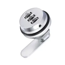 Combination Mailbox Lock 3-Dial Code Camlock Password Security for Drawer
