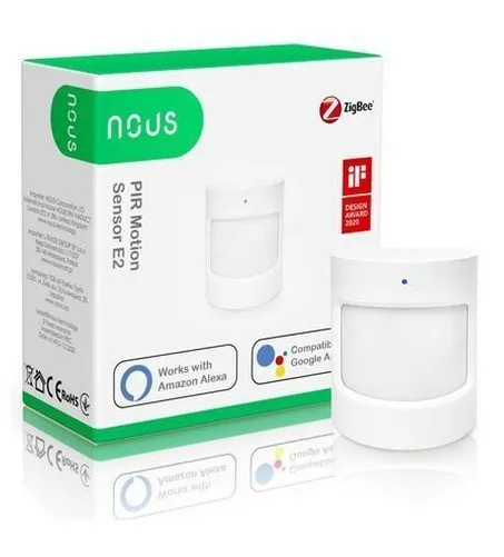 TUYA Smart ZigBee PIR Motion Sensor zigbee, NOUS E2