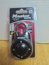 Master Lock Resettable Combo Lock Speed Dial 1500iDBLK #C1A