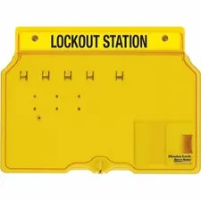 Master Lock 1482B Lockout Station, Unfilled, 12-1/4 In H