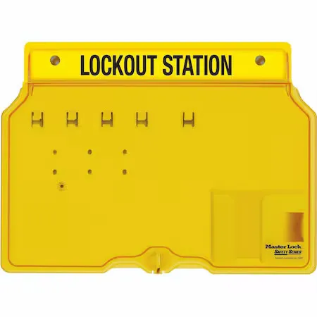 Master Lock 1482B Lockout Station, Unfilled, 12-1/4 In H