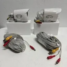 Night Owl 2-Pack 1080p Wired Bullet Security Cameras CM-PIRHDA10W-BU Open Box