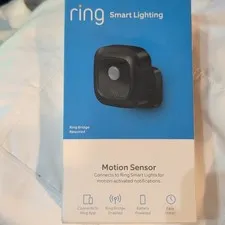 Ring Smart Lighting Motion Sensor Black Battery Alexa (Bridge Req)