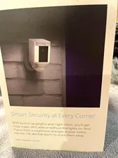 Ring Spotlight Cam Battery 1080p Wi-Fi Indoor/Outdoor, White