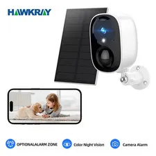 Hawkray 2K Wireless Outdoor Security Camera with Spotlight, Waterproof,