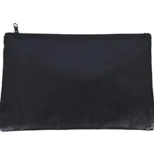 Black Fireproof Waterproof Document Envelope File Folder Cash Pouch Document Bag