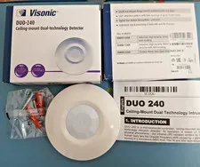 Visonic Duo-240 E Miniature 360 Degree Ceiling Mount Dual-Technology  DUO 240 E