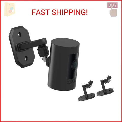 2Pack Adjustable Wall Mount Bracket Compatible with Ring Stick Up Cam & Ring Ind