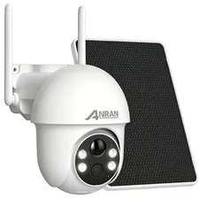 Refurbished Solar Battery Security Cameras Outdoor Wireless Pan/Tilt 2 Way Audio