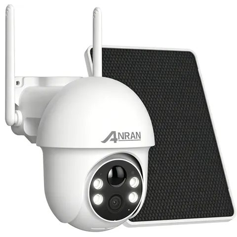 Refurbished Solar Battery Security Cameras Outdoor Wireless Pan/Tilt 2 Way Audio