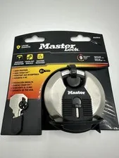 Master Lock M50XKad Magnum Heavy Duty Stainless Steel Discus Padlock with Key