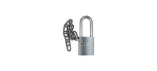 BEST Non-Key Retained SFIC Padlock with Chain, Brass, SS Shackle D5/16" H2"