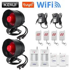 KERUI Wireless Home Shop Alarm Security System Alert Garage Burglar Door Sensor