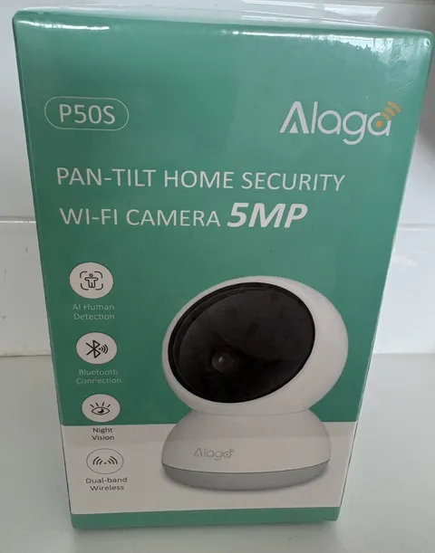 Alaga Indoor Camera, 3K HD Indoor Security Camera, 360° Pan/Tilt Pet 2-Way Aud