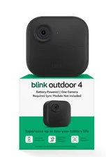 Blink Outdoor 4 Wireless Camera Two-Way Talk Add-On Camera Black No Module BLA16
