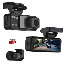 4K Dual Dash Camera with Wi-Fi, GPS, Parking Monitor & 3.2” IPS Display