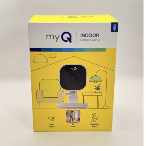 Indoor Security Camera 2K WiFi Night Vision Motion Detection Home Monitor myQ
