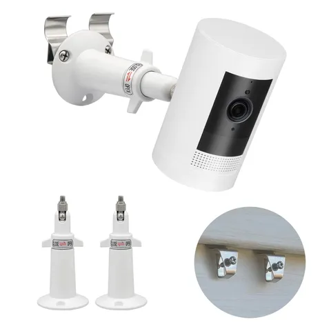 Camera Vinyl Siding Wall Mounts No Drill 360 Degree Adjustable