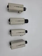 Lot of 4 Vintage Sanyo VCC-4324 CCD CCTV Security Cameras Japan