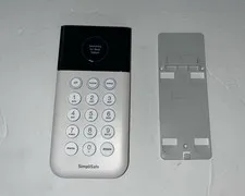 SimpliSafe SSKP3 Keypad White Wireless Touch-to-Wake Home Security GEN 3 - Used
