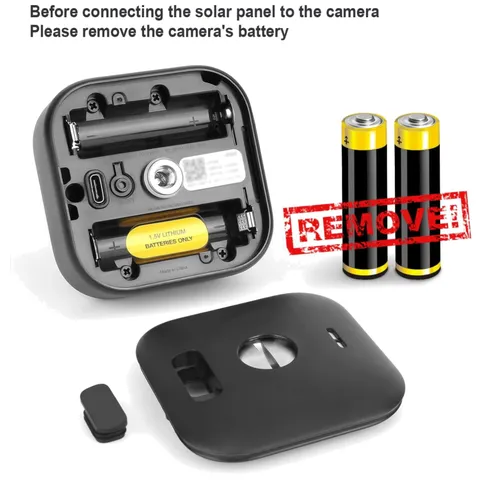 Monocrystalline Solar Charger for Blink Camera, 3 Pack