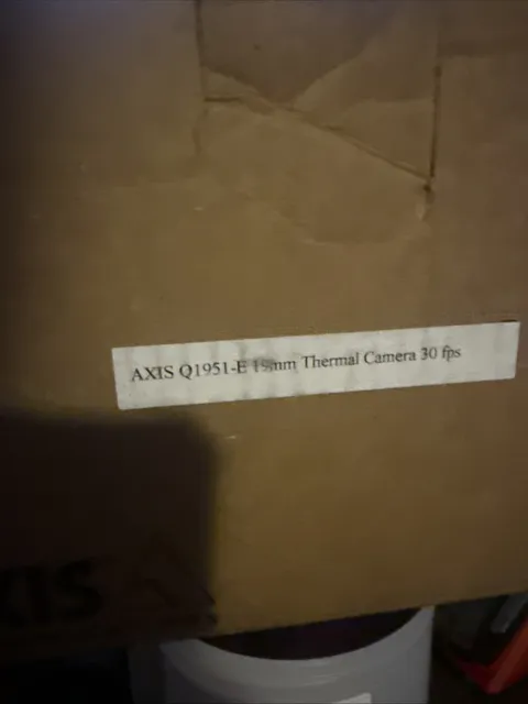 Axis Q1951-E 19mm Thermal Bullet Camera Lens 02154-001, 30fps, IP Network, Poe