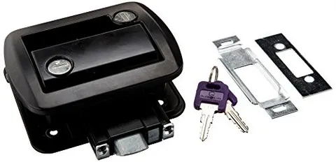 013-570 Global Travel Trailer Entrance Lock Set Black