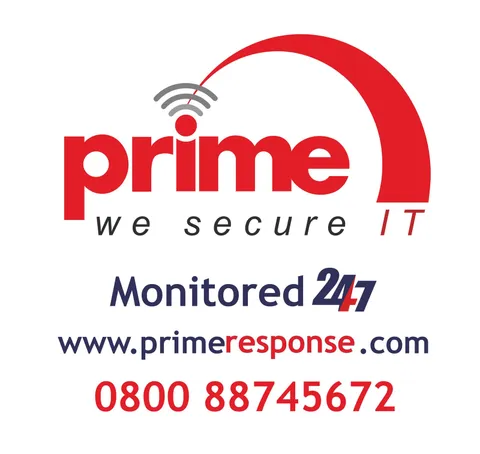 REPLACEMENT STICKER  FOR A BURGLAR ALARM BELL BOX EXCELLENT SECURITY DETERRENT 