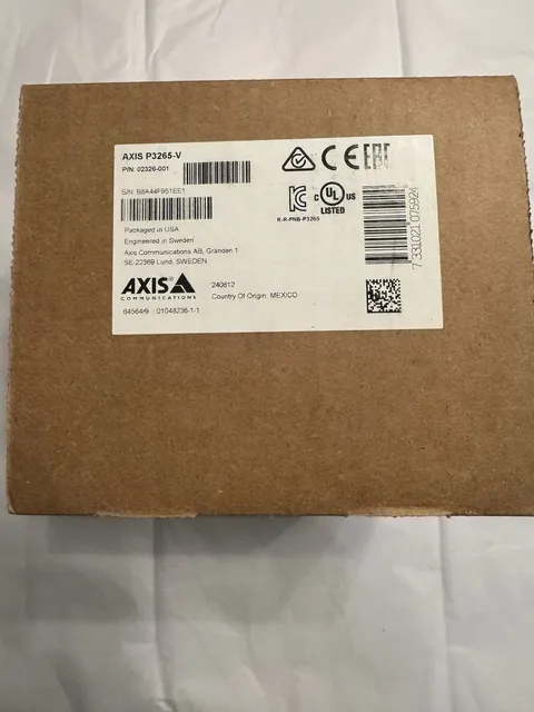 NEW AXIS P3265-V 2MP 02326-001 - IP Network Dome Camera
