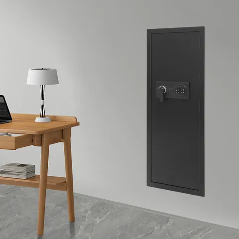 Digital Electronic Safe Security Box Wall Jewelry Cash Black Large Size 39.37"