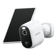 INFIYA outdoor Home Security Camera Solar Panel Wireless 2K Outdoor 2-Way Audio
