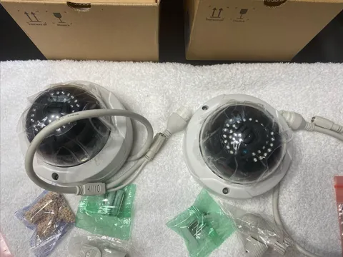 👉✅Avue 2MP IP (2) Dome Camera POE 3.6mm Lens 100ft IR Dual Video Dome Camera