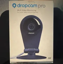 Dropcam Pro 1080p Indoor Wi‑Fi IP Camera Night Vision 2‑Way Audio Black
