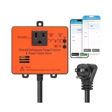 Wi-Fi Smart Power Failure Alarm with Surge Protector, Remotely Moni... Fast Ship