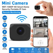 Mini Camera WiFi 1080P HD Smart Home Security Portable IP Cam Remote Monitoring