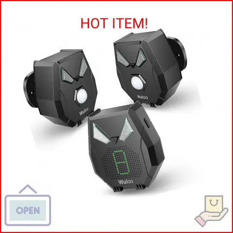 Solar Wireless Driveway Alarm, Outdoor Motion Sensor Detector Alarms Driveway Al