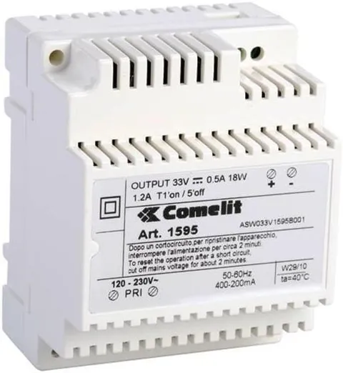 Comelit 1595 Power Supply for Original Video Intercom Systems
