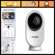 1080p HD Wireless Mini Camera for RVs - Night Vision, 2-Way Audio, Motion Detect