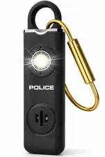 Personal Safety Safety Alarm Keychain 130dB Rechargeable Police Emergency Siren